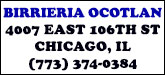 Birrieria Ocotlan Sponsorship Banner